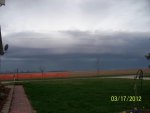 Storm front heading my way, looking toward front of house.JPG