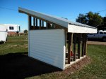 First side of siding started.JPG