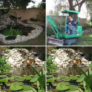Pond Construction and photos