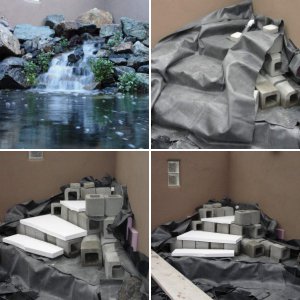 Waterfall construction