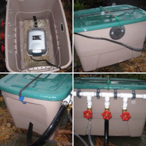 Air pump box setup