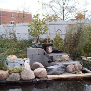 8 Building waterfall