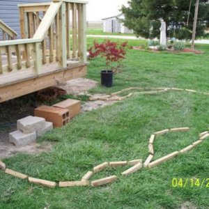 Pond design edged out