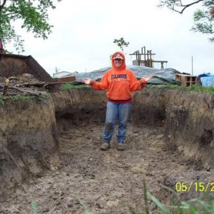 Finished the digging!!!