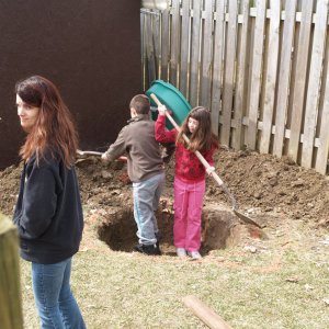 Even my wife and kids are into having a pond