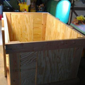 wood frame completed