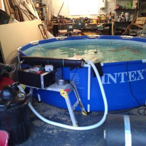 Intex Temporary Pool in my garage