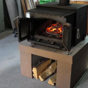 open fire