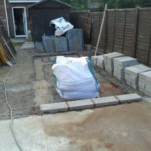 Block-work underway #1