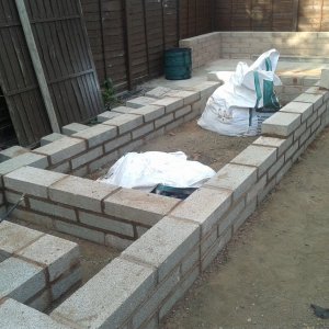 Block-work underway #2