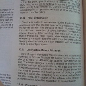 waste water chlorination