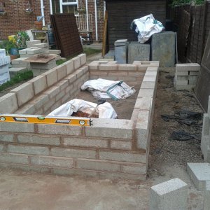 Blockwork progressing