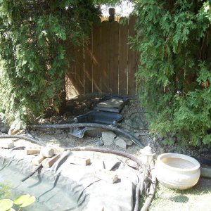 Pond Under Construction-July 2009 #4