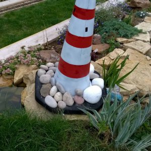 Fish pond outflow