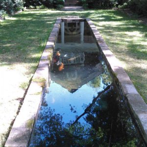 Reflection pond.