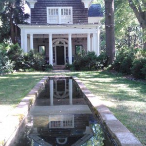 Reflection pond.