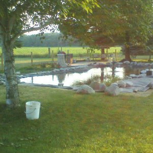 Water is in
