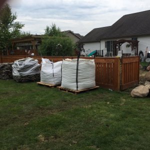 The stone has arrived