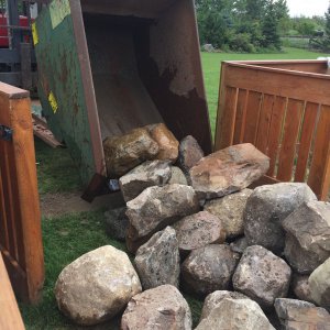 Oh- that's a lot of rock!