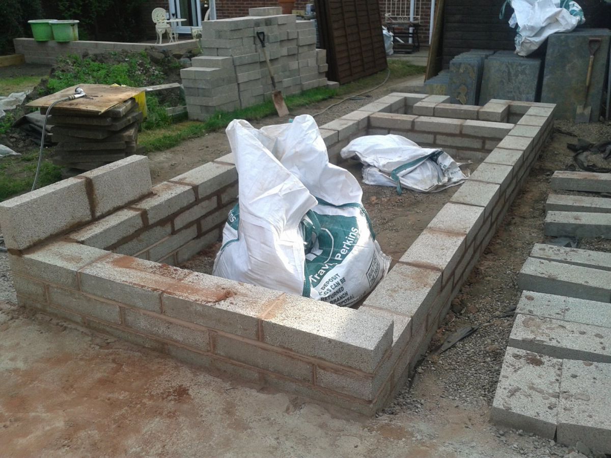 Block-work underway #2