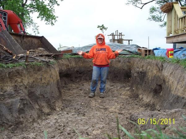 Finished the digging!!!
