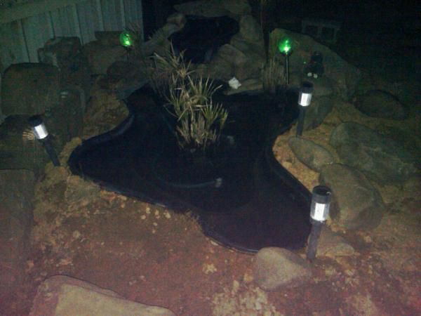 Just completed shoveling pea gravel.