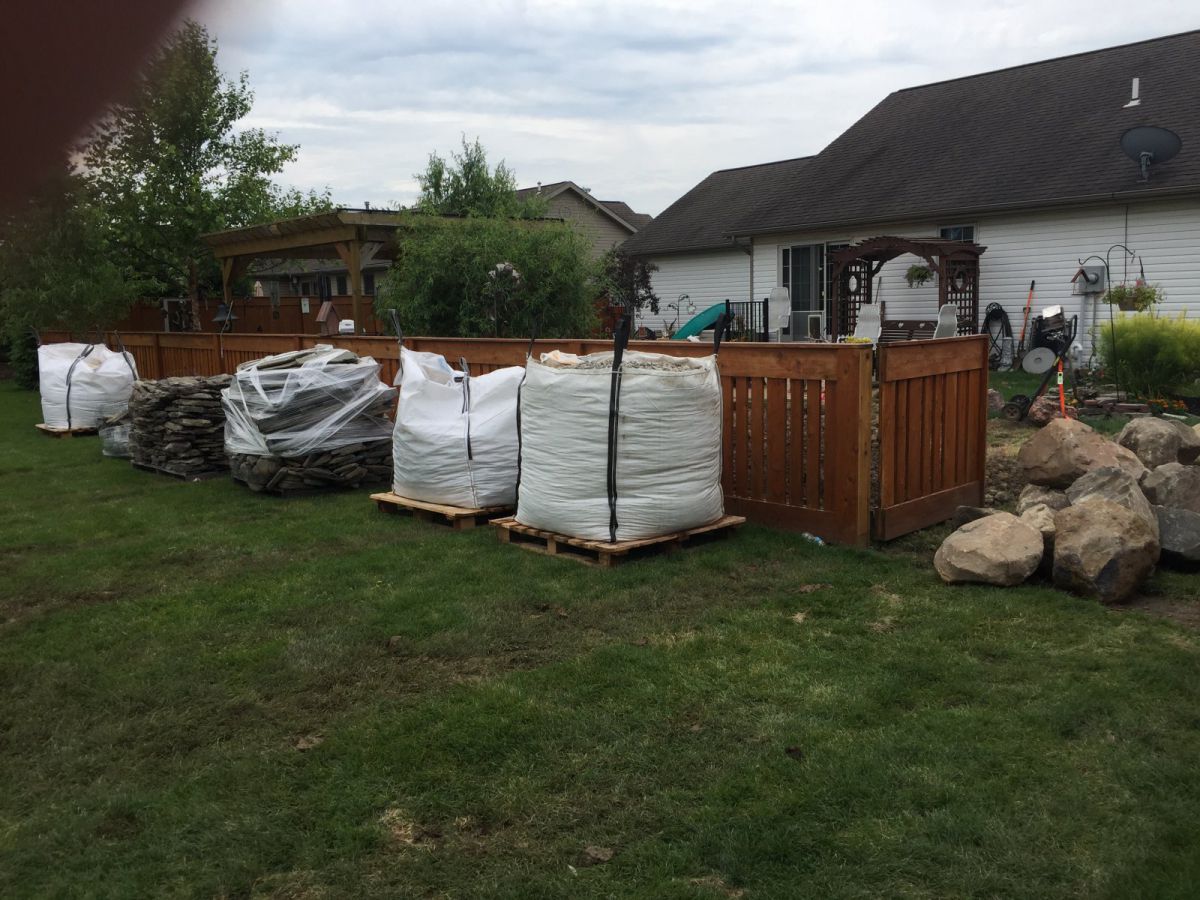 The stone has arrived