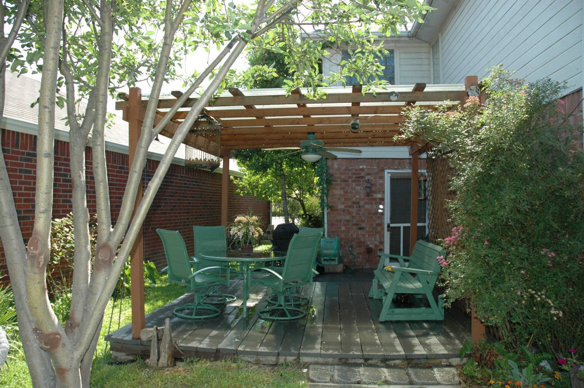 View Of The main deck from The garden