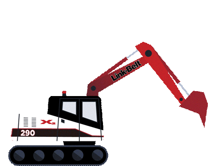 290x2 Linkbelt290x2 Sticker - 290x2 Linkbelt290x2 Série X2 Stickers